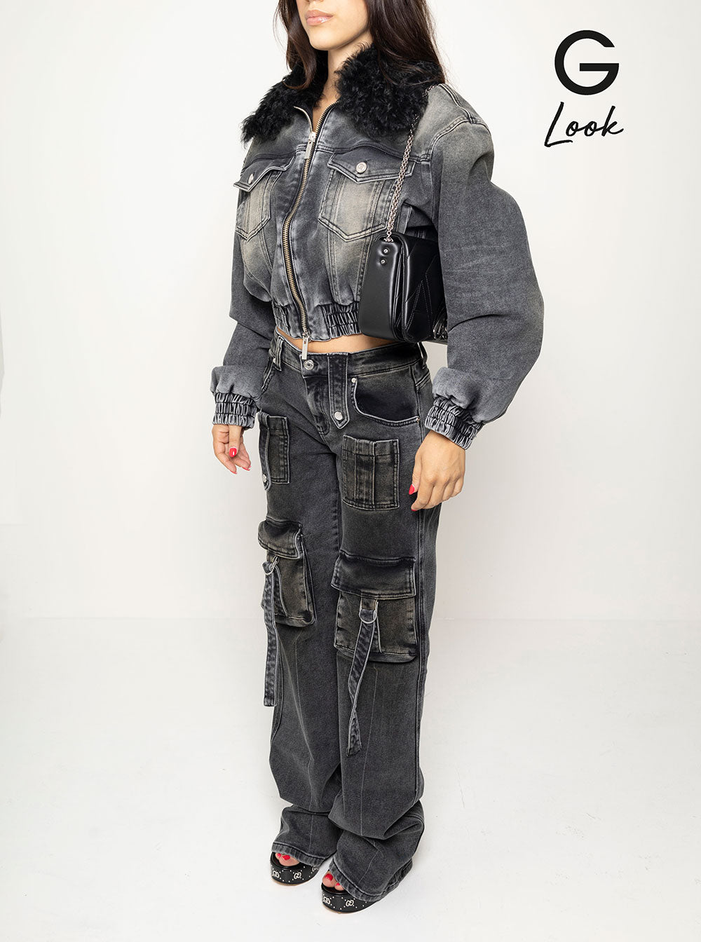 Alexander Mcqueen Women 'The Seal' Black Shoulder Bag With Seal Detail In Matelassé Leather Woman