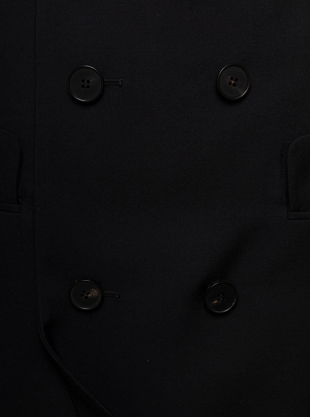 Alexander Mcqueen Women Black Long Sartorial Skirt With Front Split In Wool Woman