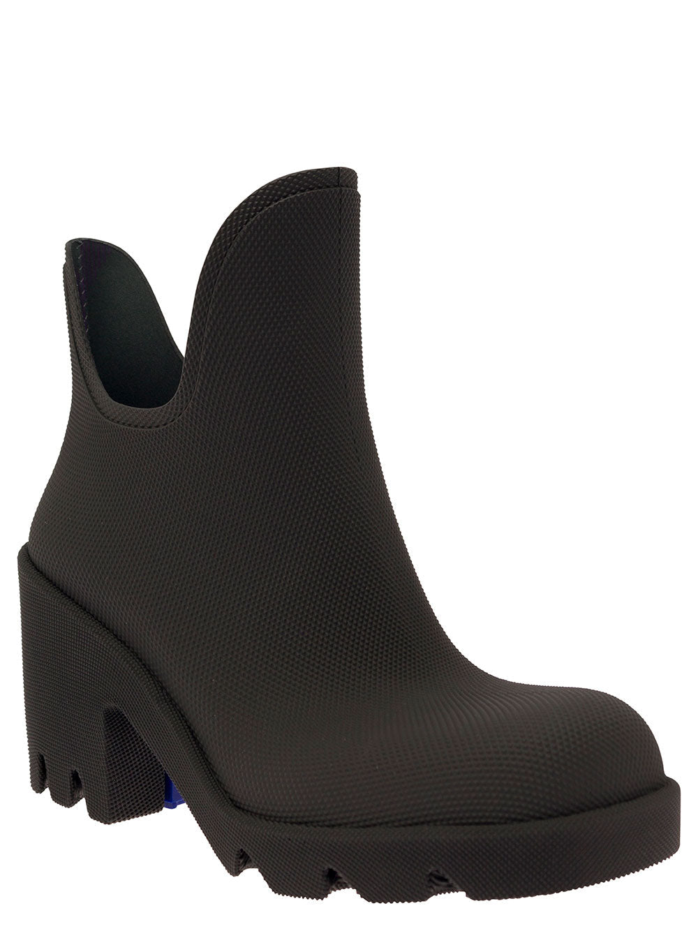 Burberry Women 'Rachel' Black Rainboot With Logo Detail In Rubber Woman