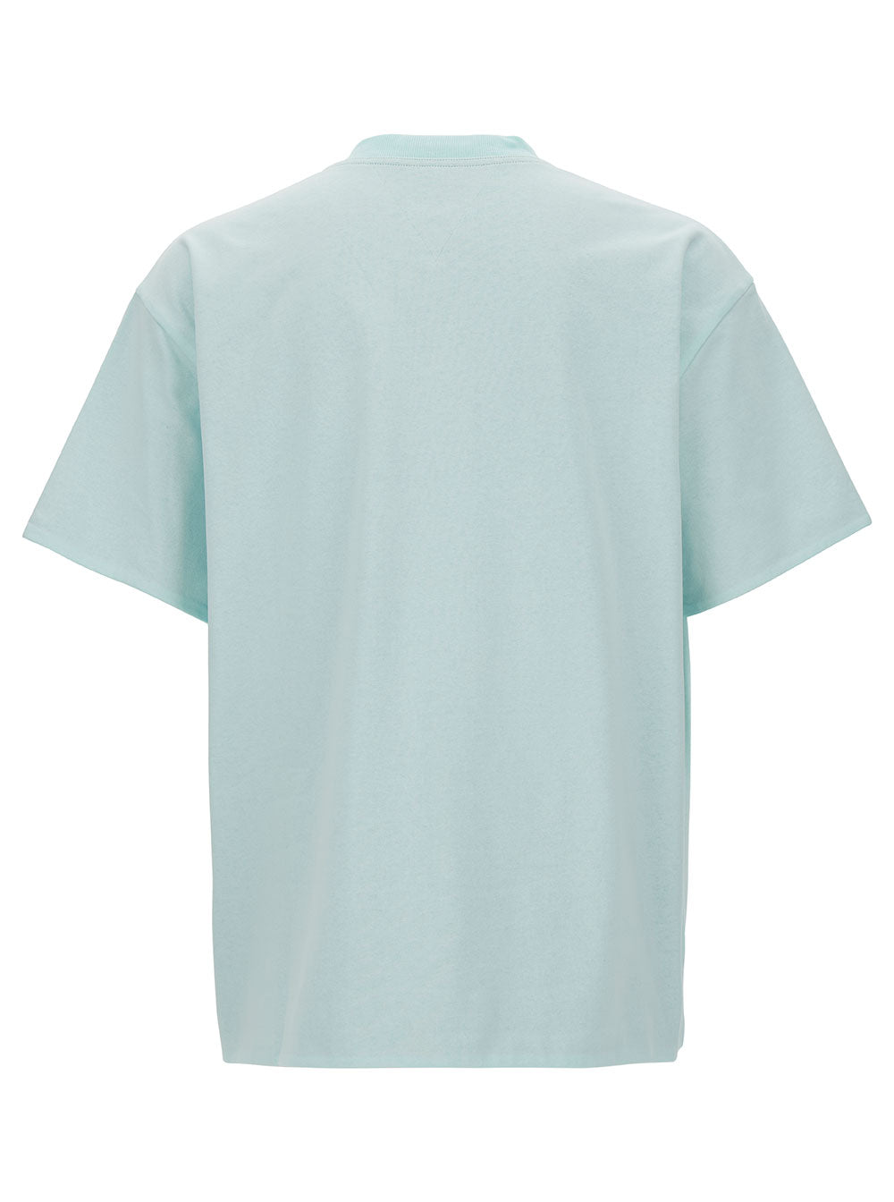 Bottega Veneta Men Light Blue Double Layer T-Shirt In Cotton Man
