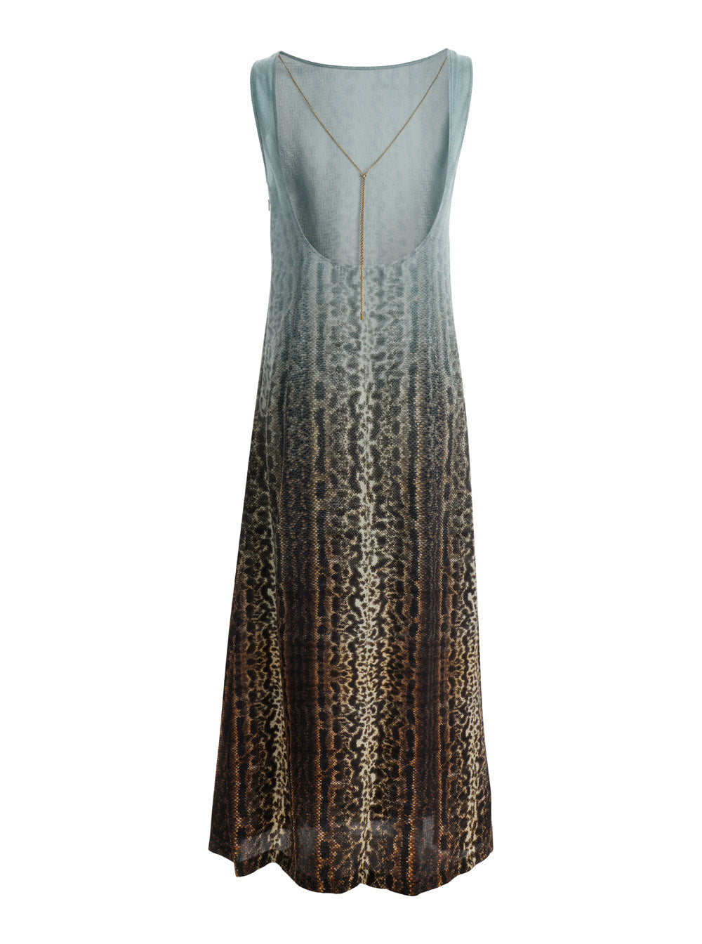 Fendi Women Multicolor Animalier Dress In Silk Woman