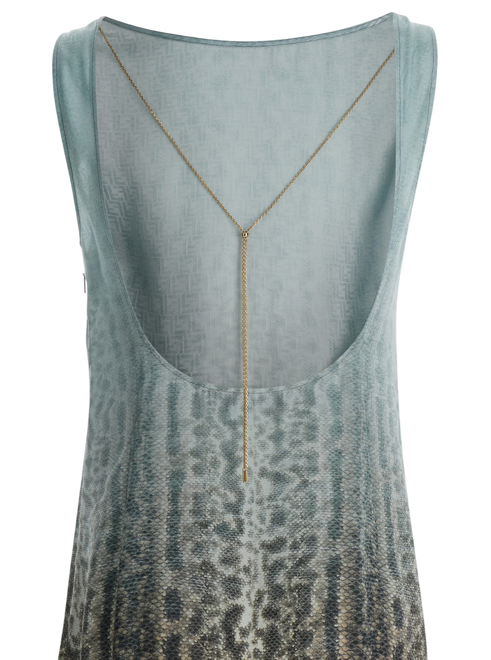 Fendi Women Multicolor Animalier Dress In Silk Woman