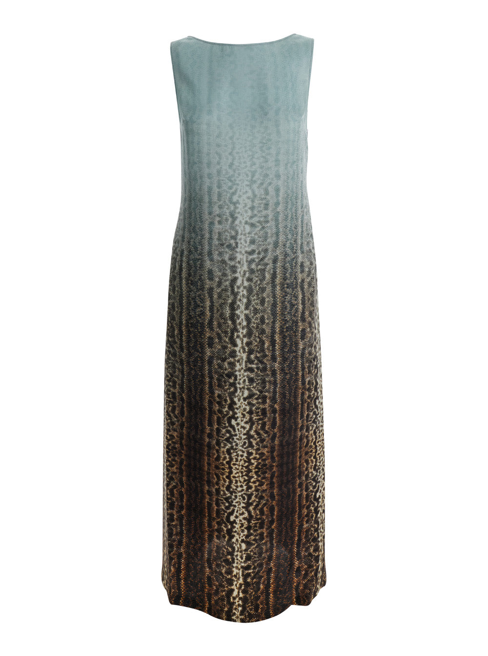 Fendi Women Multicolor Animalier Dress In Silk Woman