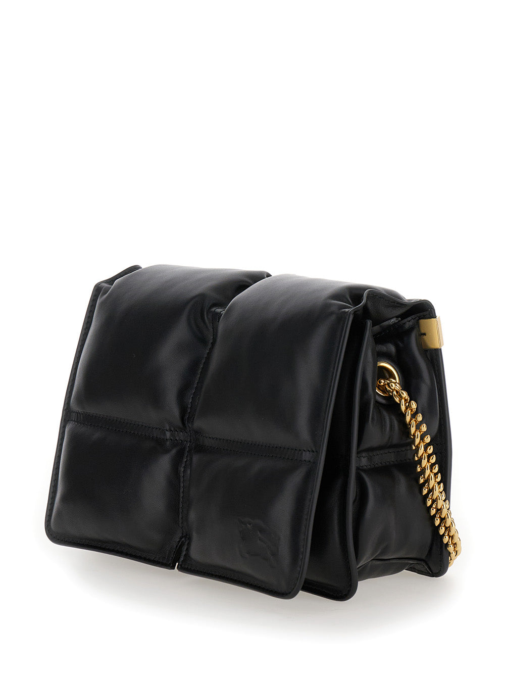 Burberry Women 'Snip' Black Shoulder Bag In Quilted Leather Woman