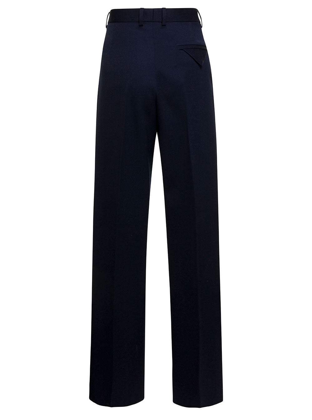 Bottega Veneta Women Blue Tailored Pants In Wool Woman