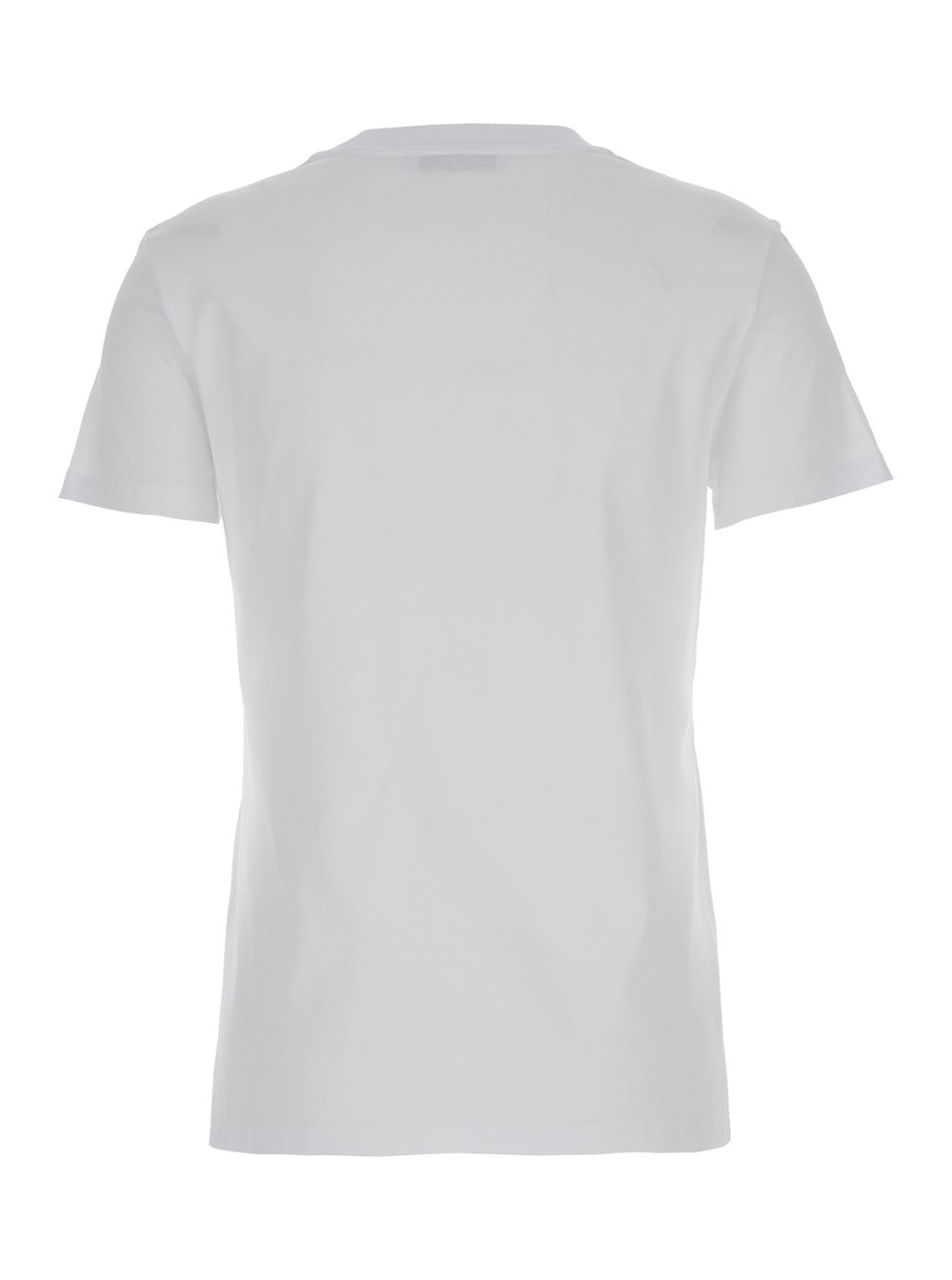 Max Mara Women White T-Shirt With Pocket With Logo In Cotton Woman