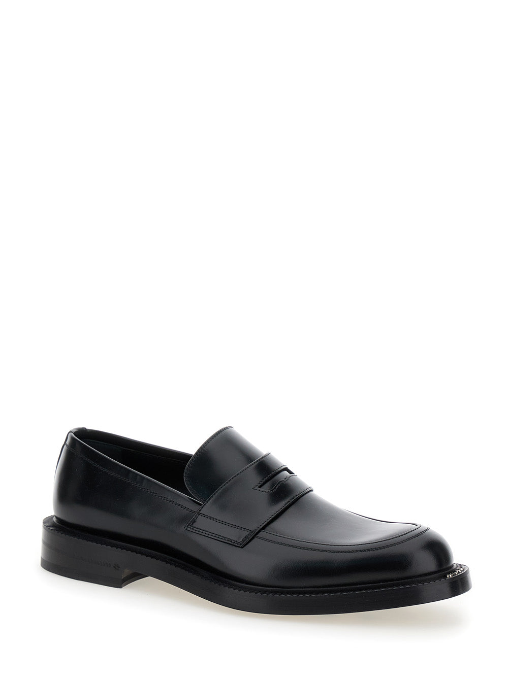 Gucci Men 'Henry' Black Loafers In Smooth Leather Man