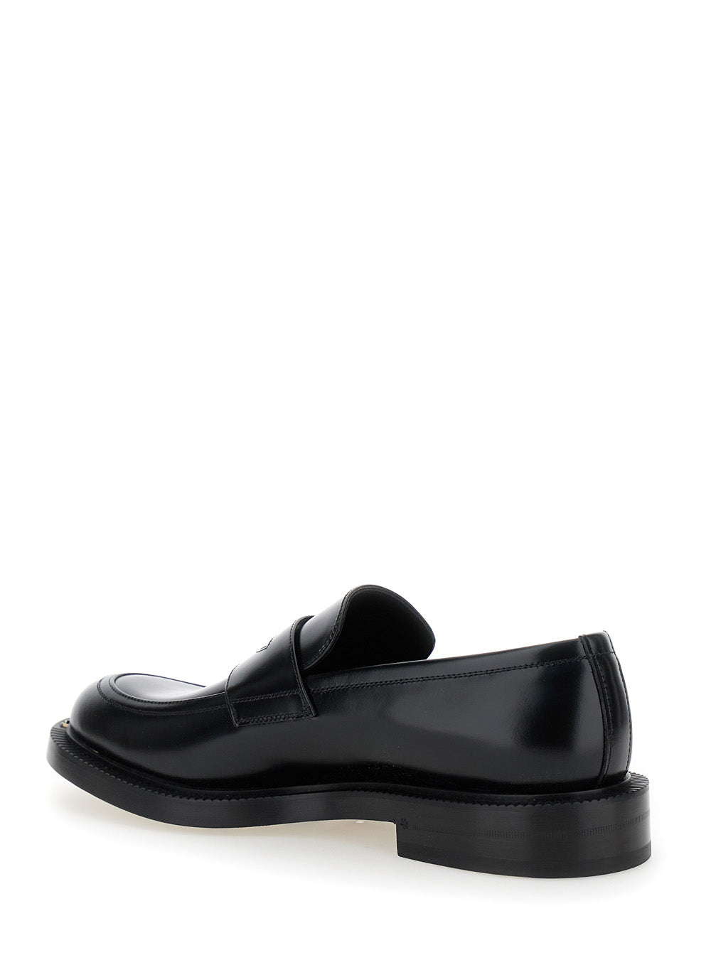 Gucci Men 'Henry' Black Loafers In Smooth Leather Man