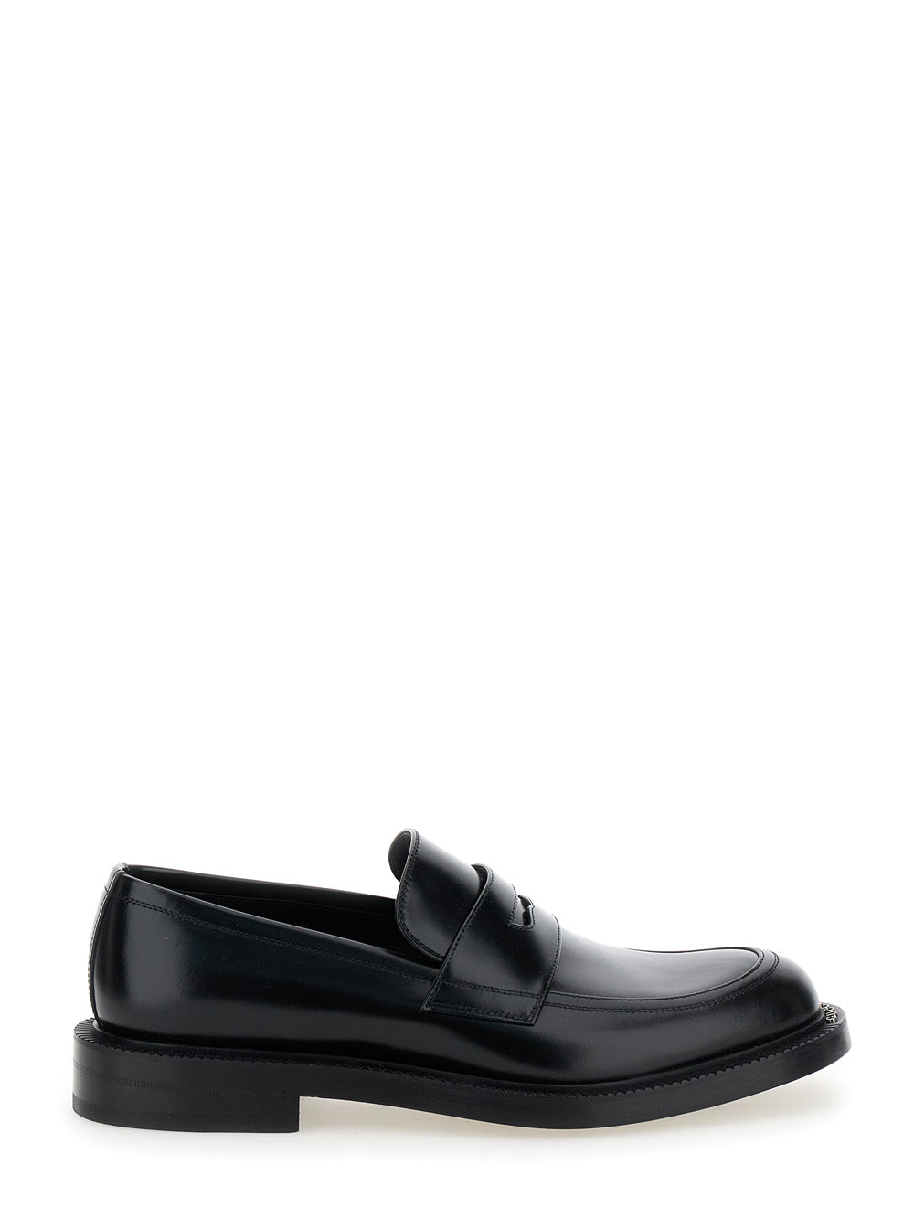 Gucci Men 'Henry' Black Loafers In Smooth Leather Man