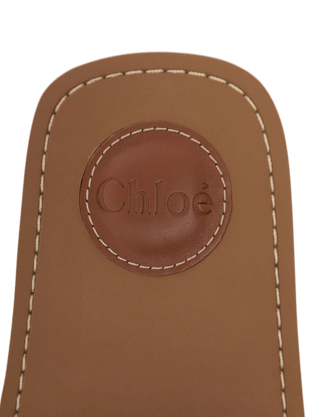 Chloé Women Chloé Woman's Black Canvas Sandals With Logo
