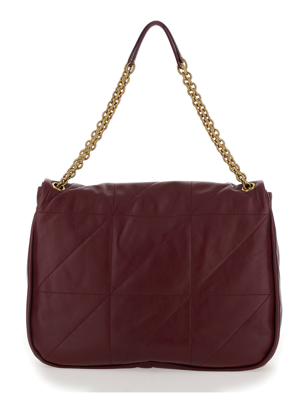 Saint Laurent Women 'Jamie 4.3'  Bordeaux Shoulder Bag With Quilted Stitchings In Leather Woman