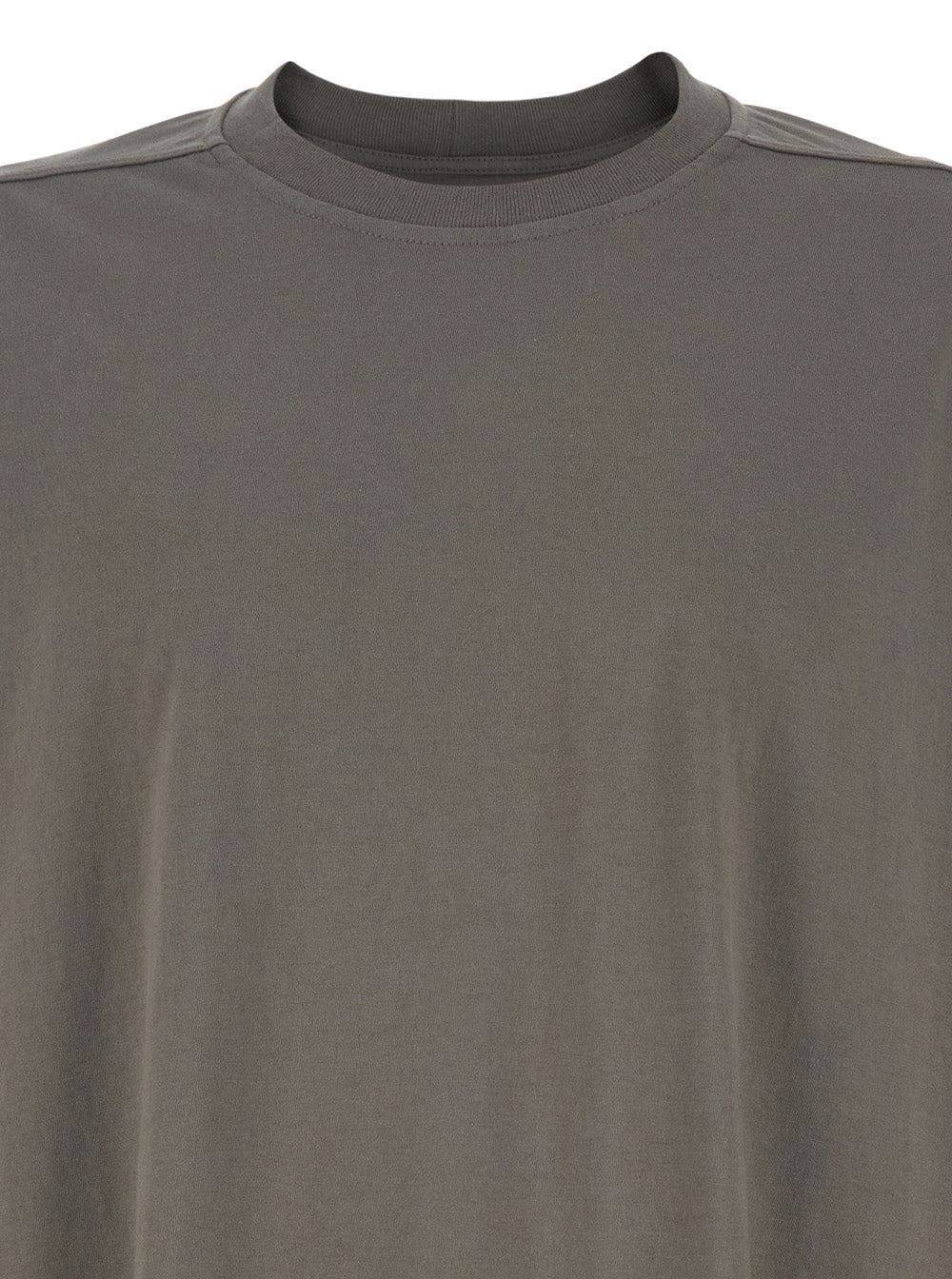 Rick Owens Men 'Tommy T' Grey Oversized T-Shirt In Cotton Man