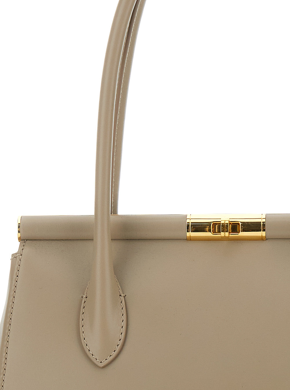 Dolce & Gabbana Women 'Marlene Medium' Beige Handbag With Padlock Detail In Leather Woman