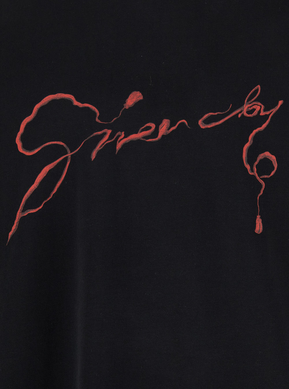 Givenchy Men Black Crewneck T-Shirt With Logo Lettering On The Front And Maxi Logo Print On The Rear In Cotton Man