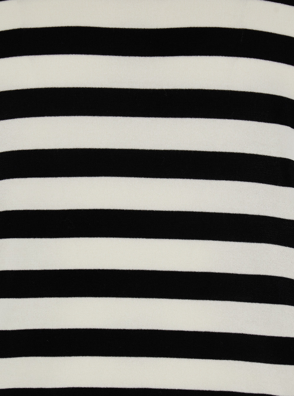 Dolce & Gabbana Men Black And White Sleeveless Top With Round Neck And All-Over Strpied Motif In Cotton Woman