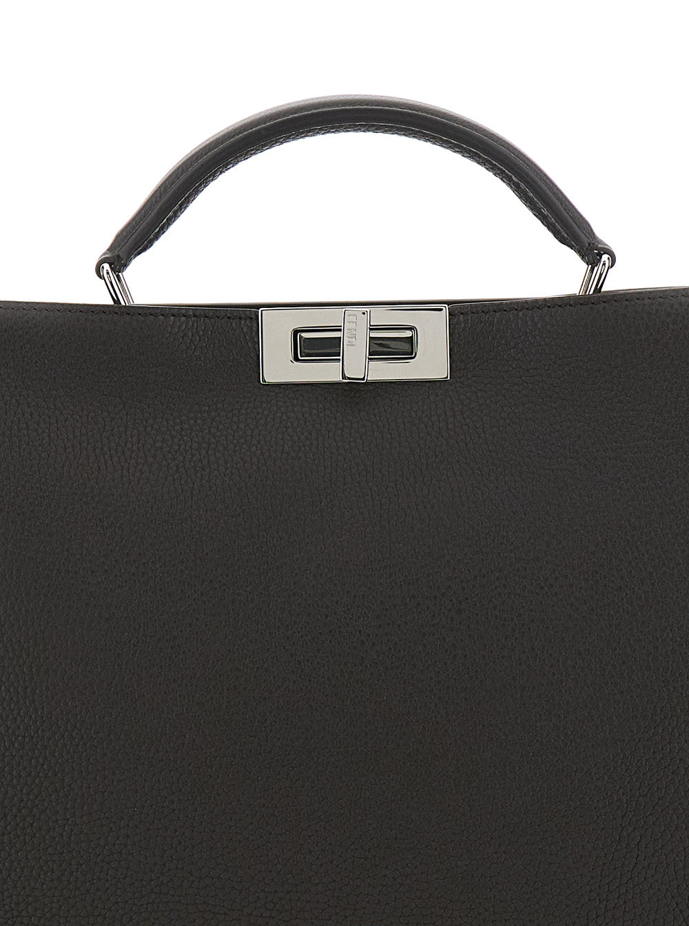 Fendi Men 'Iseeu Medium' Brown Handbag With Removable Internal Pocket In Leather Man