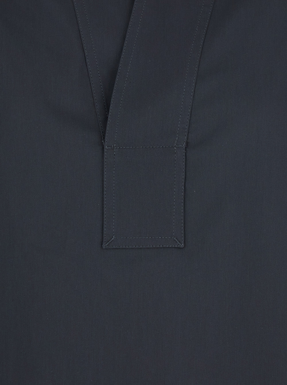 Bottega Veneta Women Grey Shirt With Deep Neckline On The Front And Long Sleeves In Cotton Poplin Woman