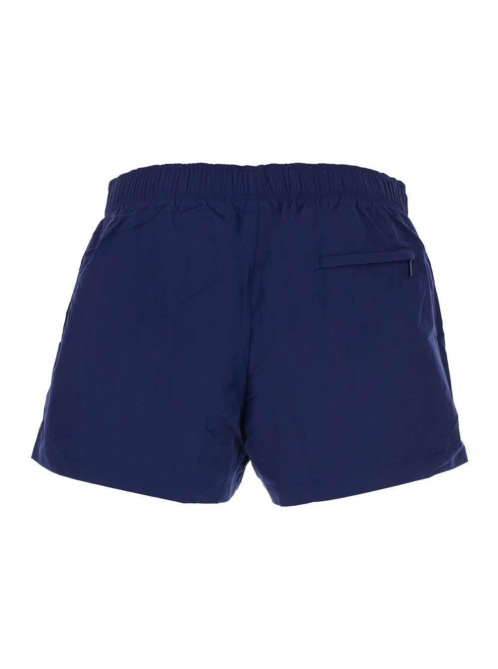 Versace Men Blue Swim Shorts With Elastic Waist And Medusa Plaque On The Front In Tech Fabric Man