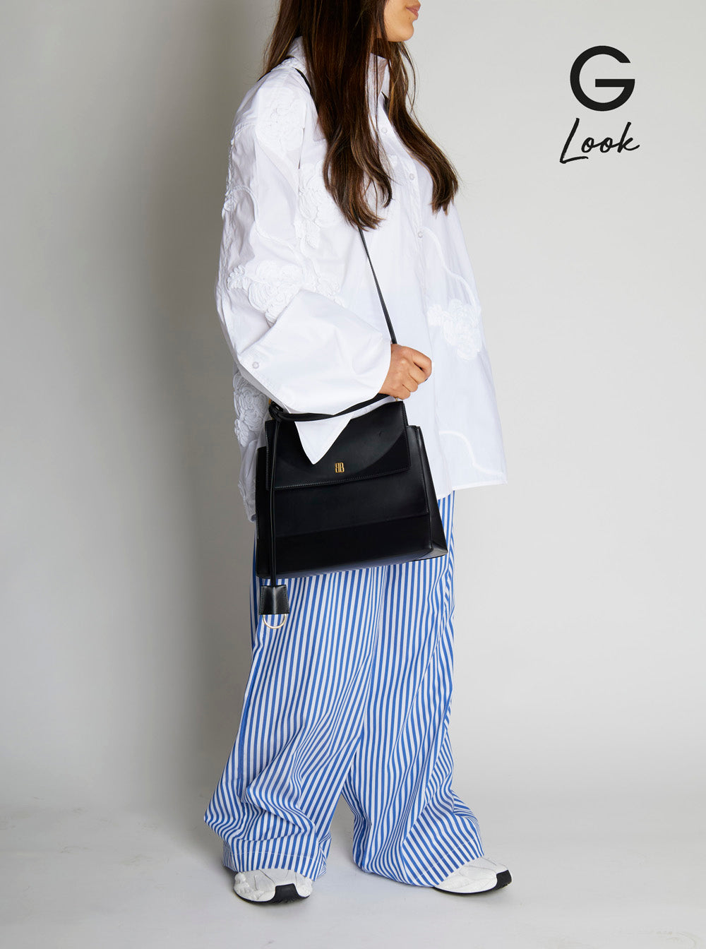 Balenciaga Women 'Nano' Black Medium Handbag With Adjustable And Removable Shoulder Strap And Embossed Logo Lettering On The Rear In Leather Woman