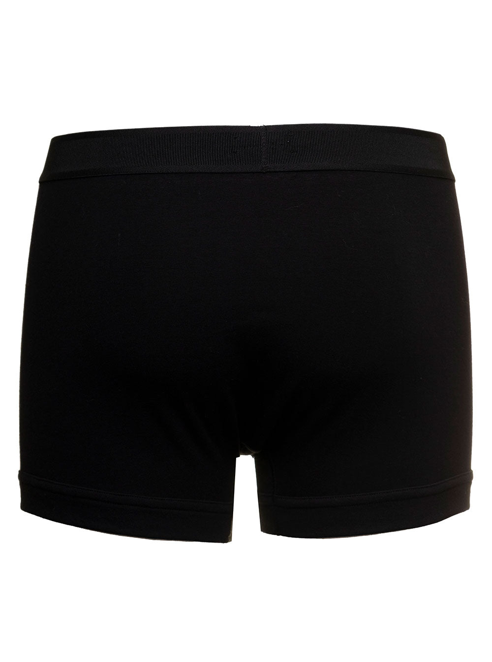 Tom Ford Men Black Cotton Boxer With Logo