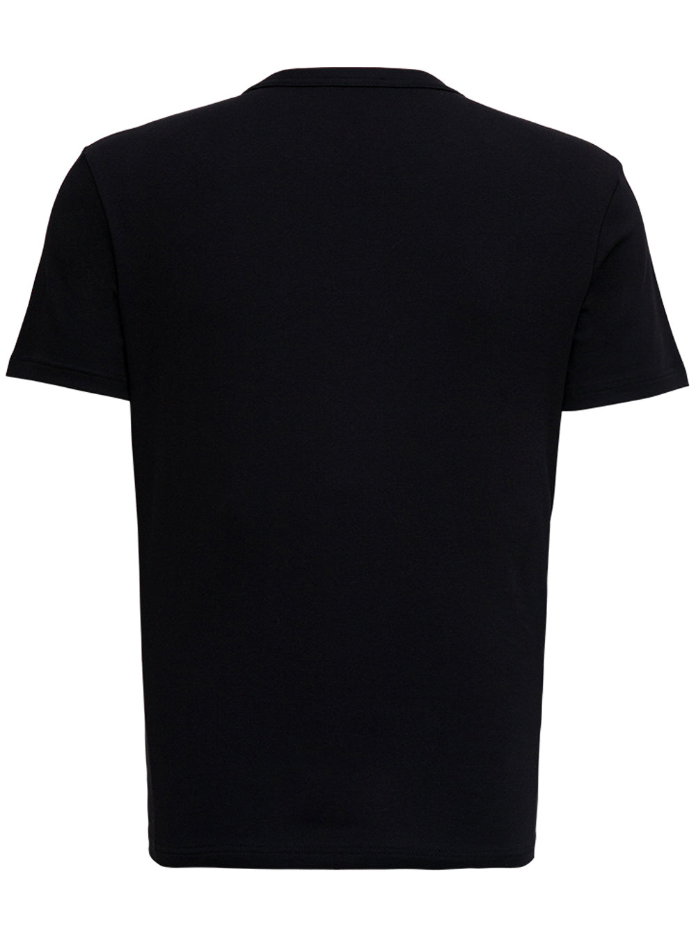Tom Ford Men Black Crewneck T-Shirt In Cotton Man