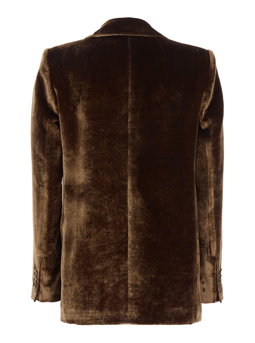 Etro Women Brown Single-Breasted Jacket With Notched Revers In Viscose And Silk Woman