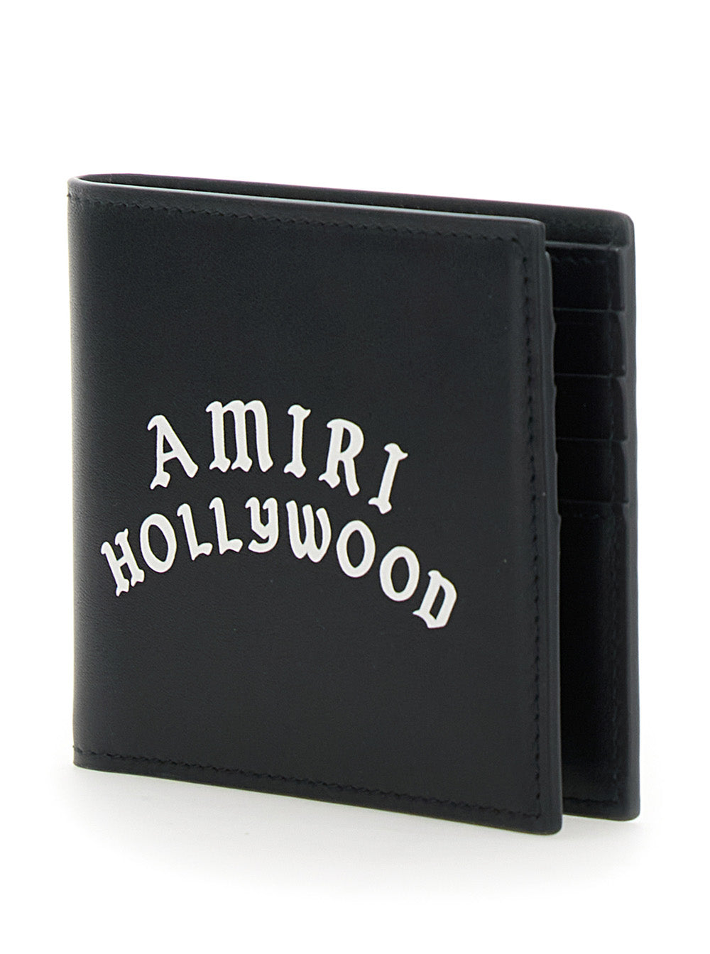 Amiri Men Bi-Fold Wallwt With Logo Lettering On The Front In Leather Man