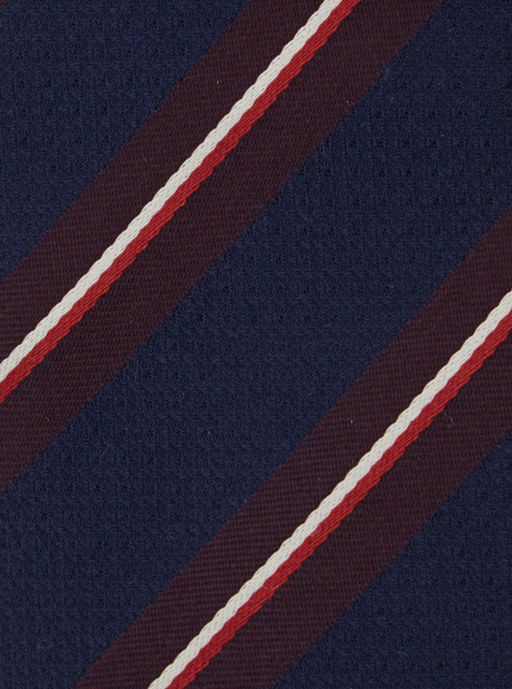 Dsquared2 Men Blue Tie With All-Over Striped Motif In Silk Man