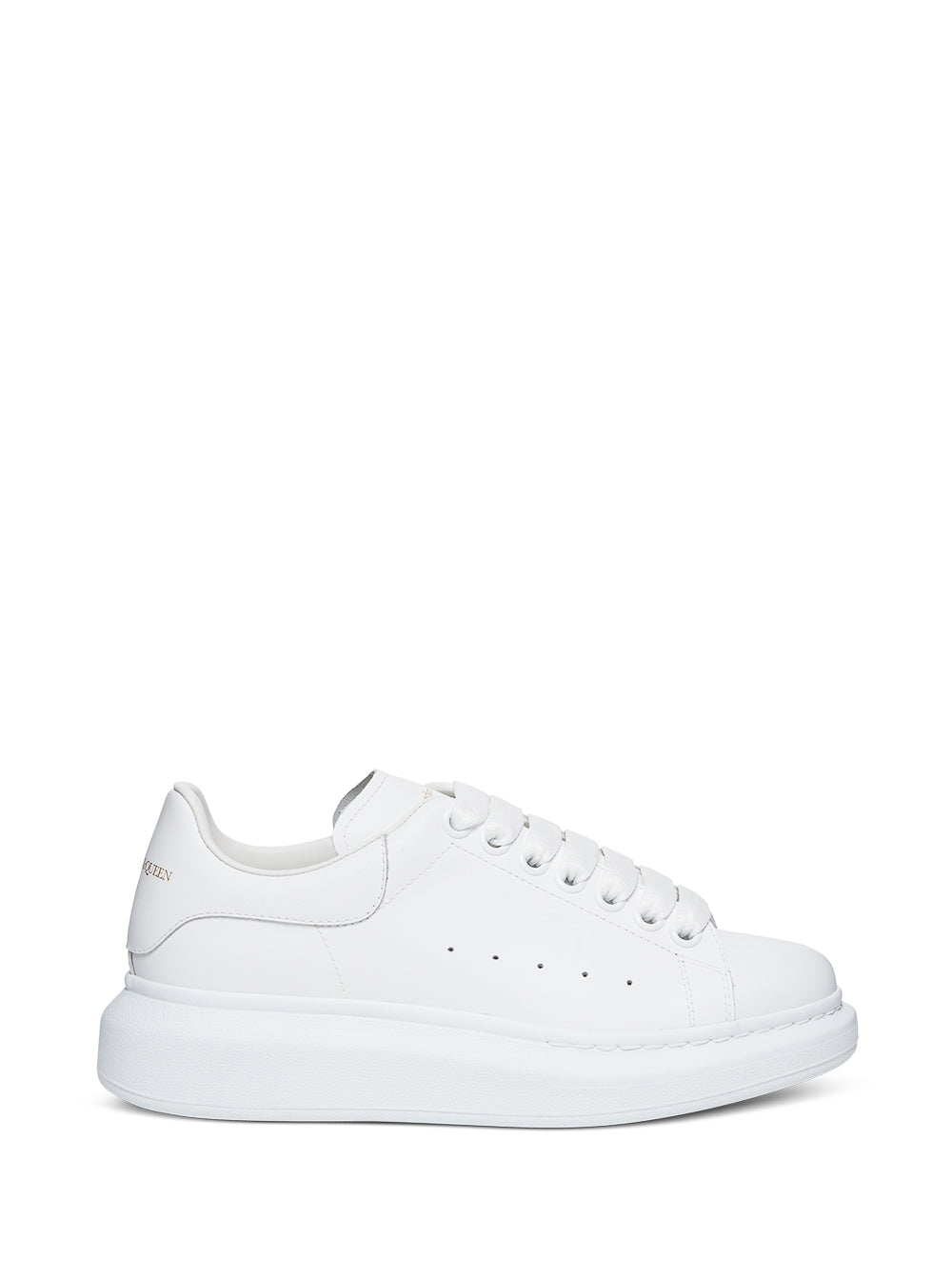 Alexander Mcqueen Women 'Big Sole' White Low Top Sneakers In Leather Woman