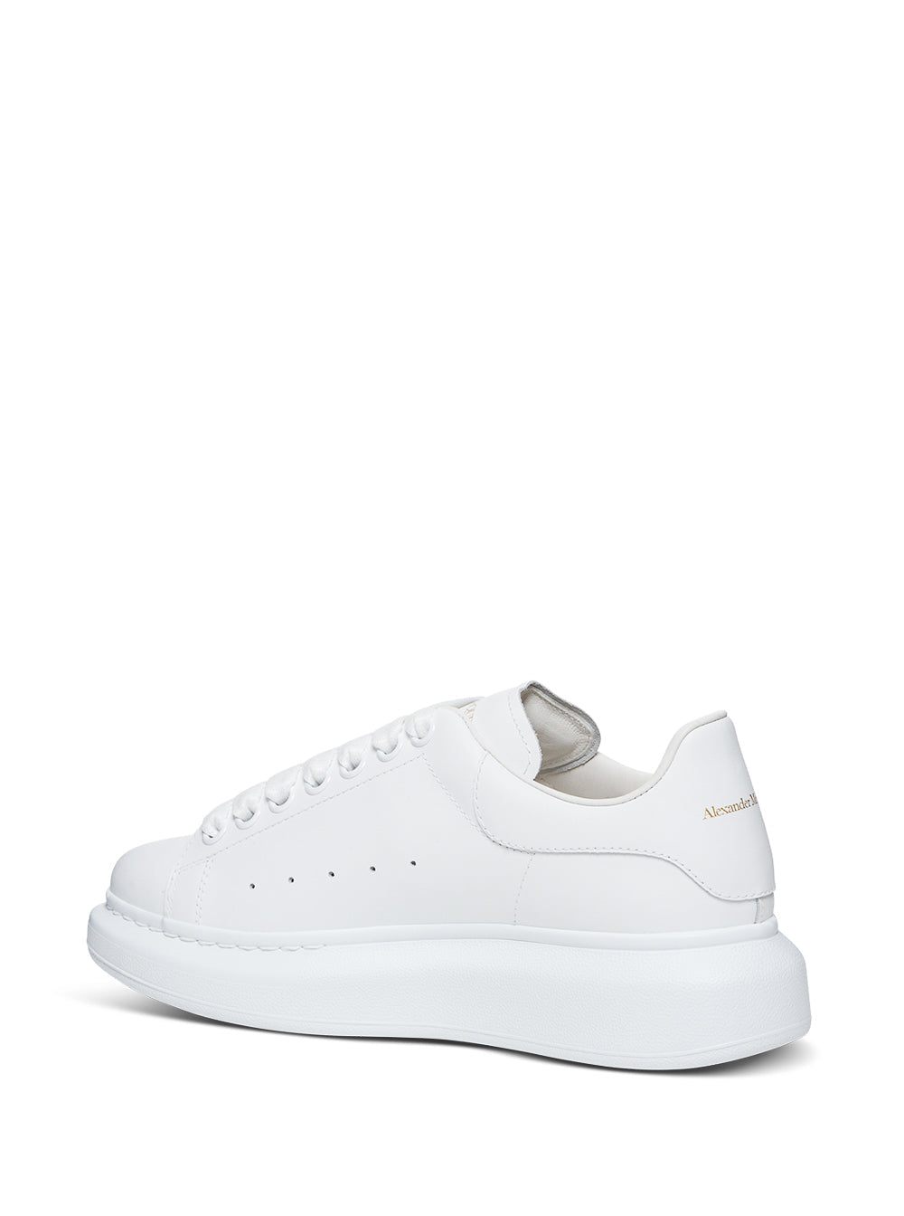 Alexander Mcqueen Women 'Big Sole' White Low Top Sneakers In Leather Woman