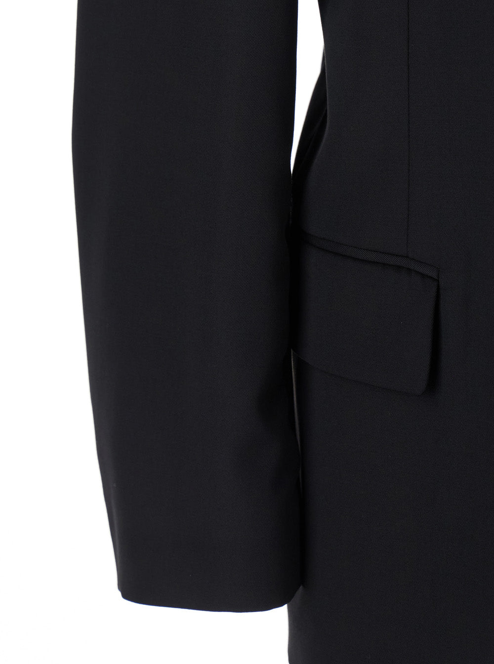 Balenciaga Men Black Single-Breasted Jacket With Notched Revers In Wool Woman