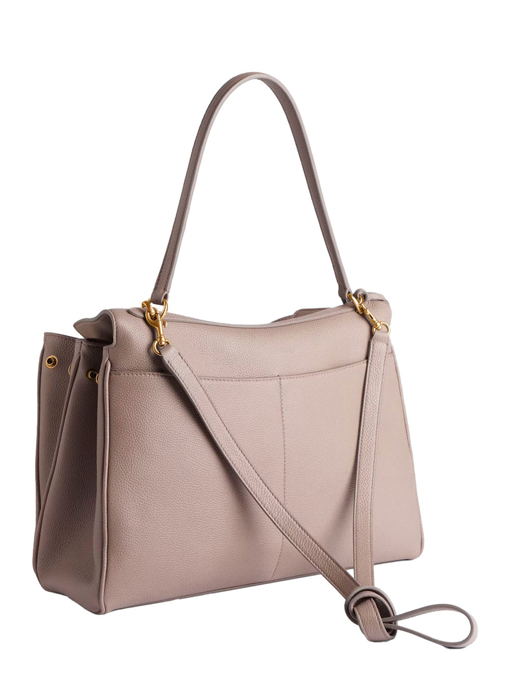 Balenciaga Women 'Rodeo' Beige Medium Handbag With Removable Key Holder In Smooth Leather Woman