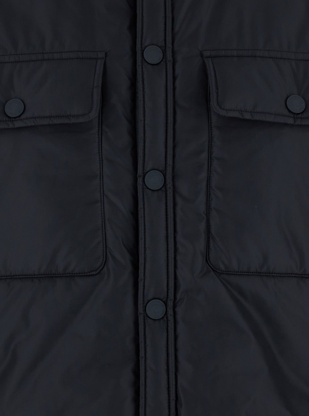 Dsquared2 Men Black Jacket With Classic Collar And Logo Print On The Rear In Tech Fabric Man