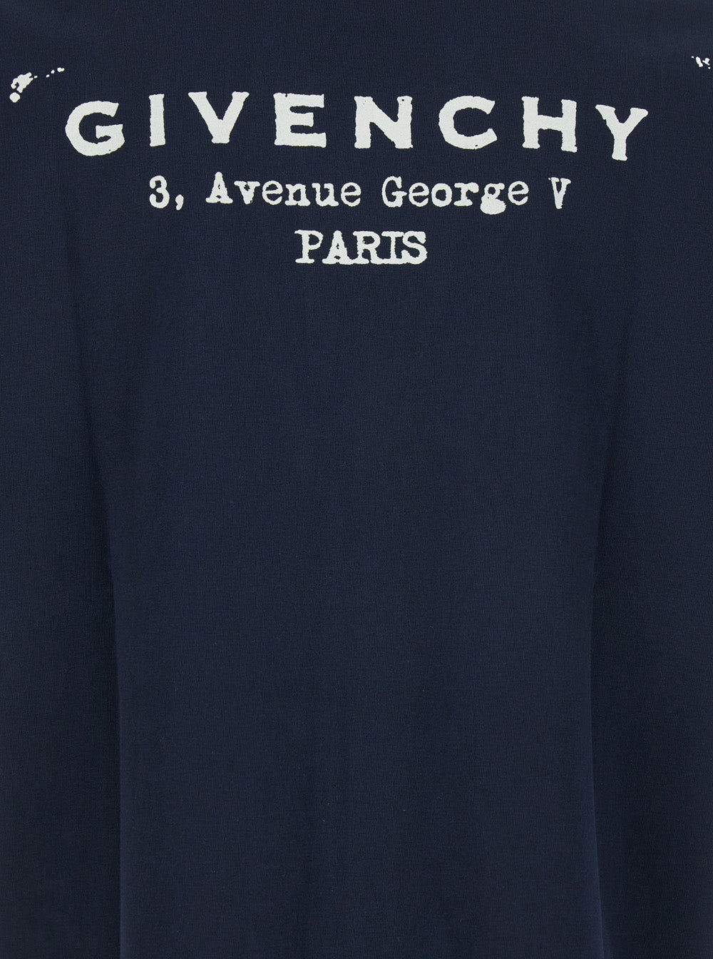 Givenchy Men Blue T-Shirt With Logo On The Front In Cotton Man