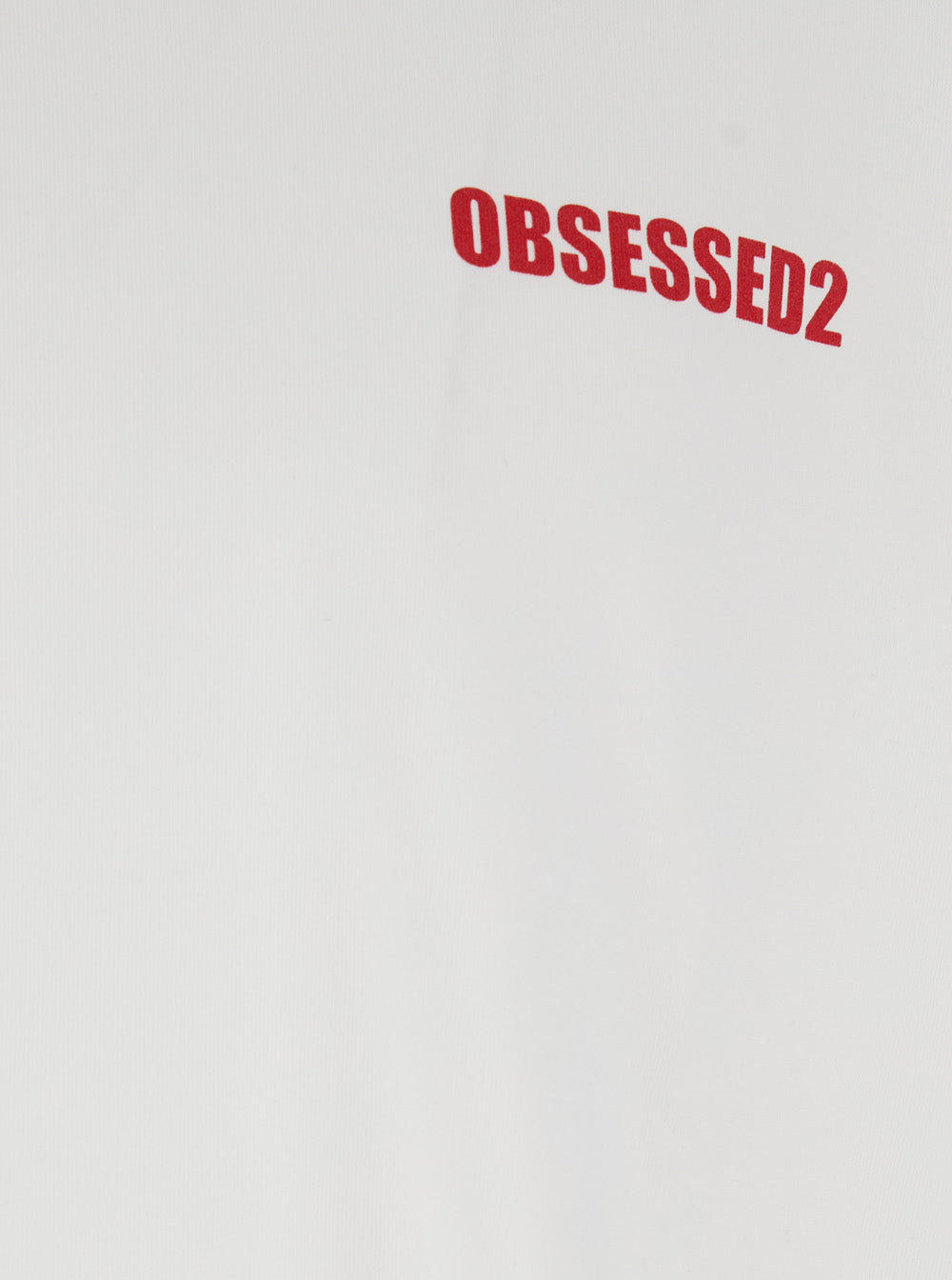 Dsquared2 Men White T-Shirt With Logo On The Front In Cotton Man