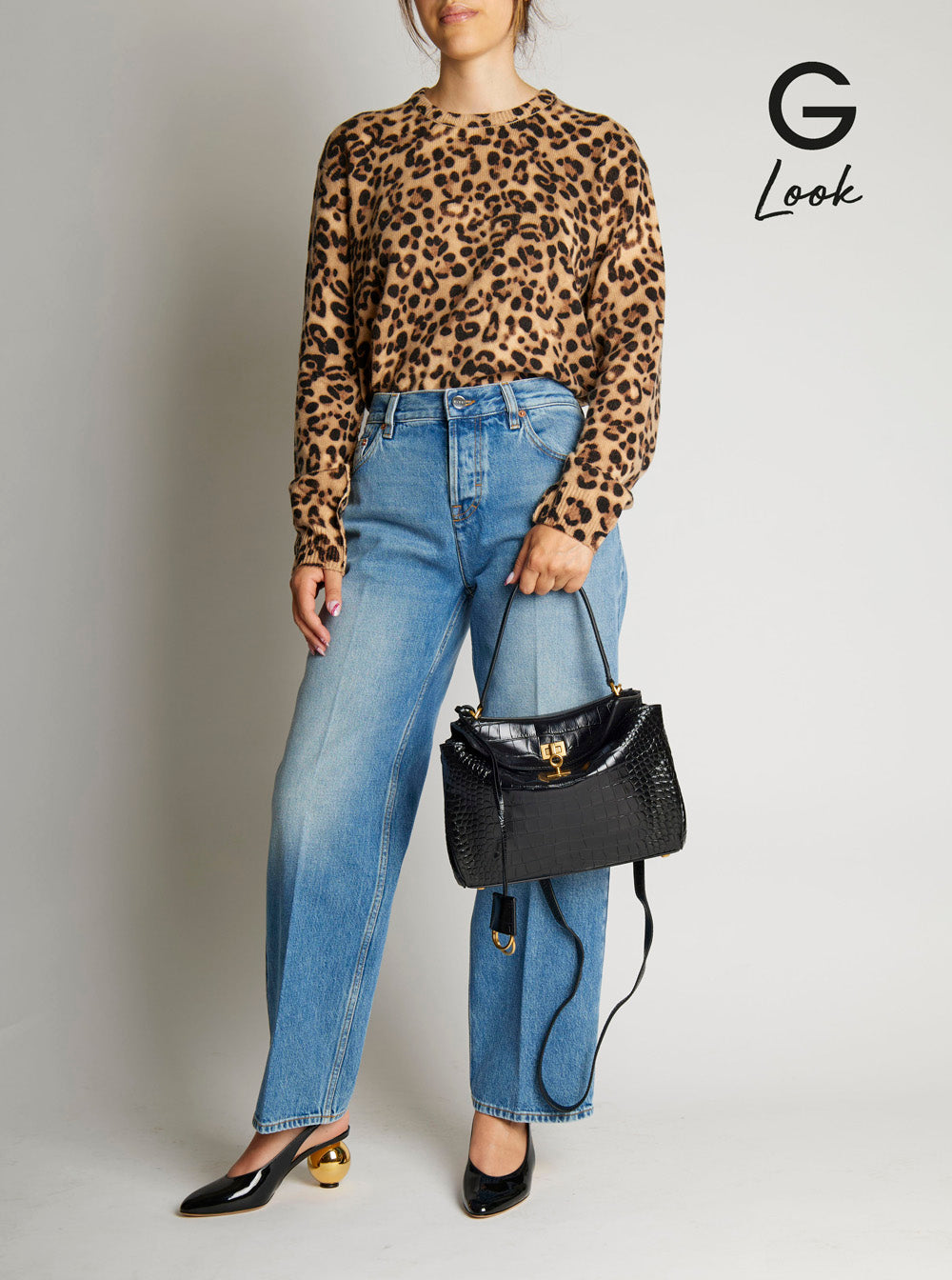 Balenciaga Women 'Rodeo' Black Small Handbag With Detachable Key Holder In Leather Woman