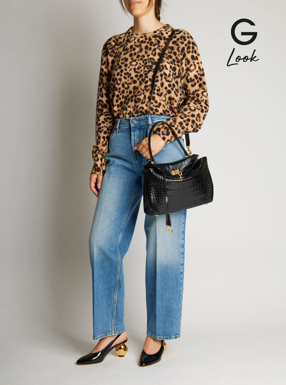 Balenciaga Women 'Rodeo' Black Small Handbag With Detachable Key Holder In Leather Woman