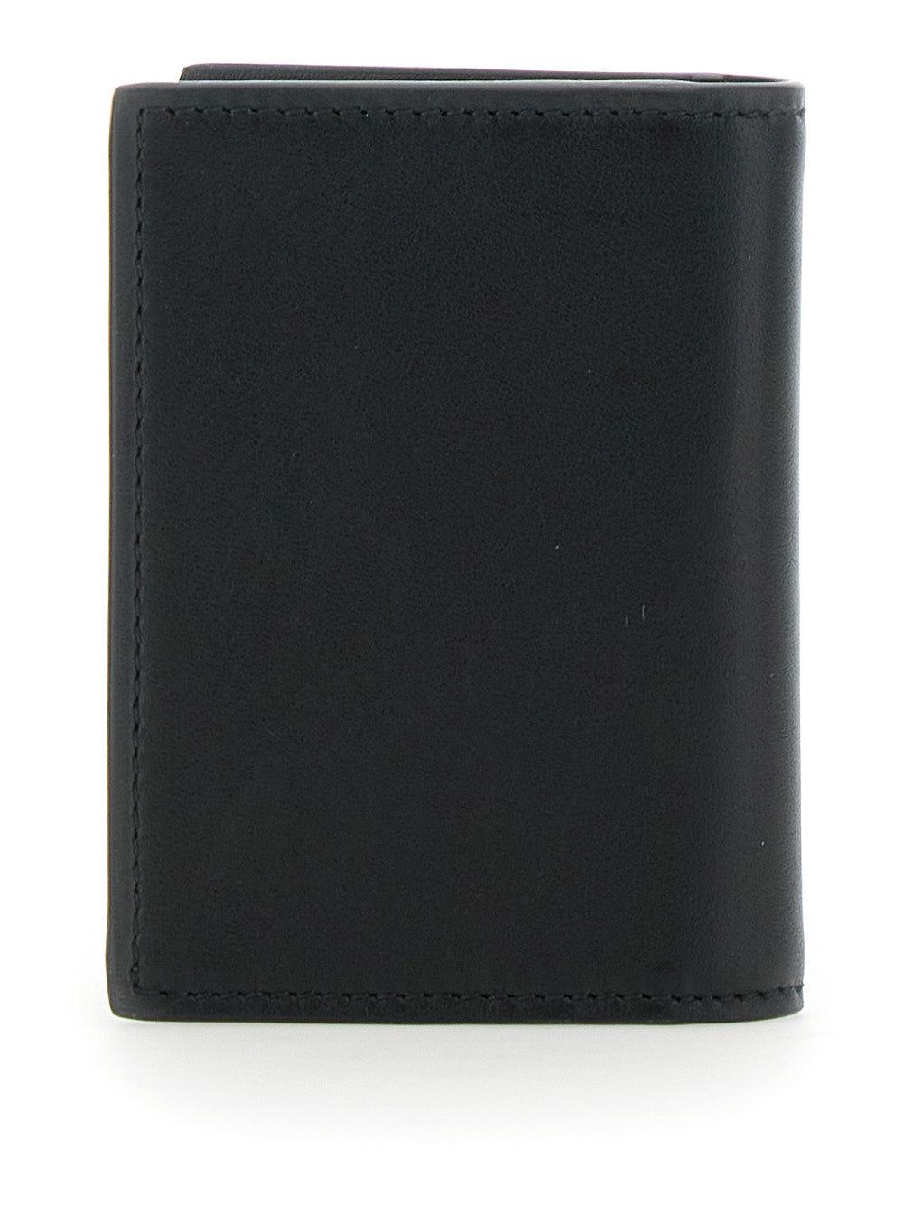 Gucci Men Black Card Holder With Double G Detail On The Front In Leather Man
