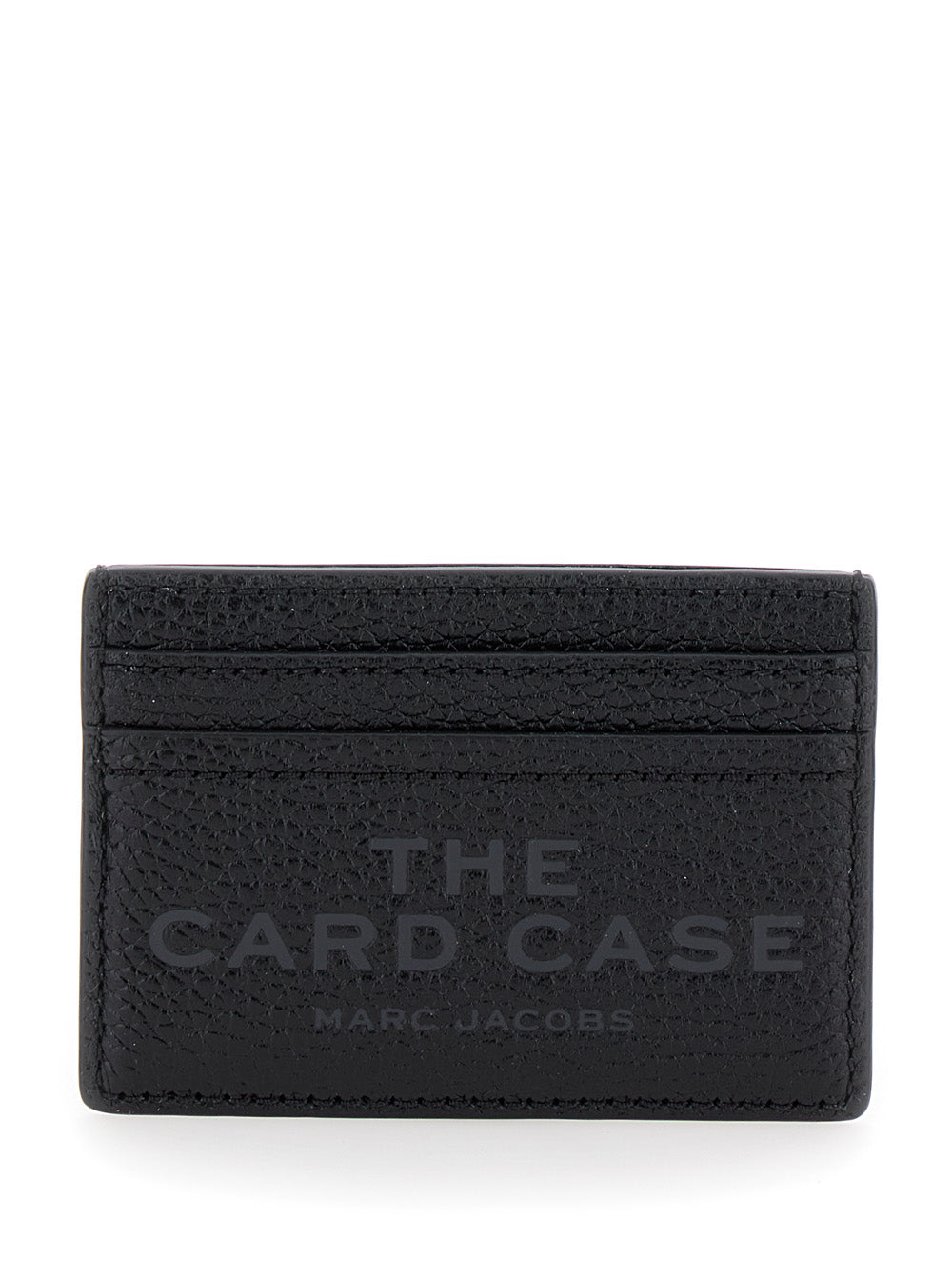 Marc Jacobs Women Black Card-Holder With Embossed Logo In Leather Woman