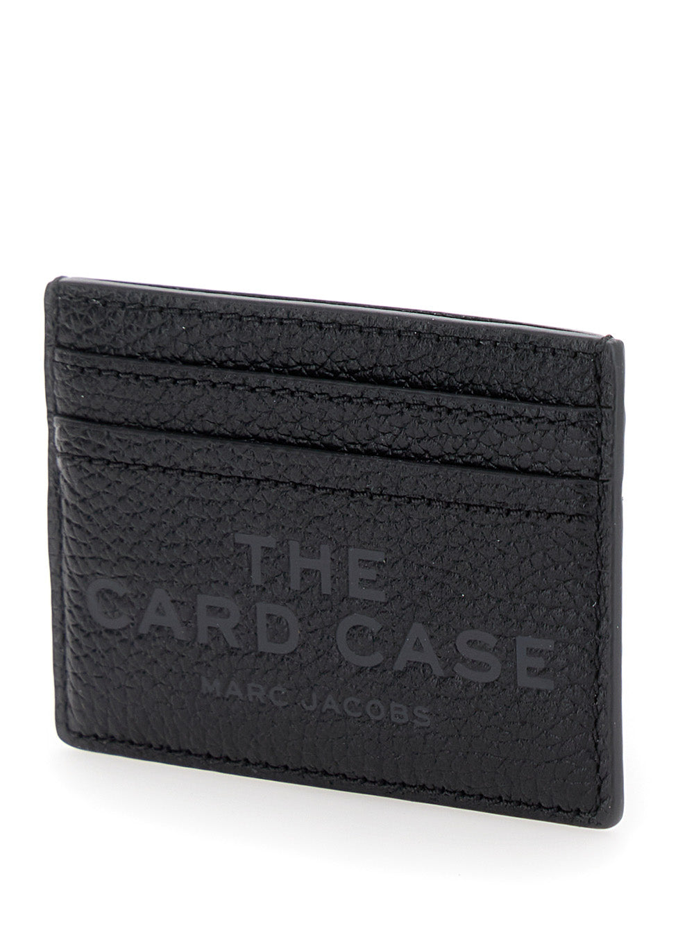 Marc Jacobs Women Black Card-Holder With Embossed Logo In Leather Woman