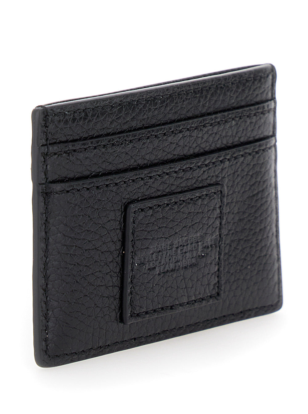 Marc Jacobs Women Black Card-Holder With Embossed Logo In Leather Woman