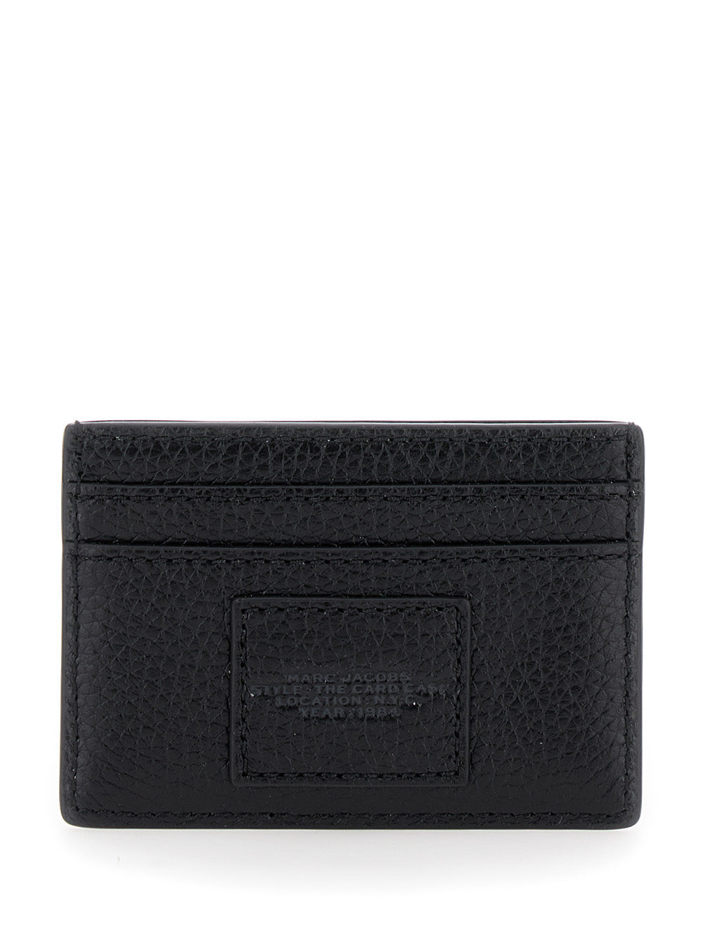 Marc Jacobs Women Black Card-Holder With Embossed Logo In Leather Woman