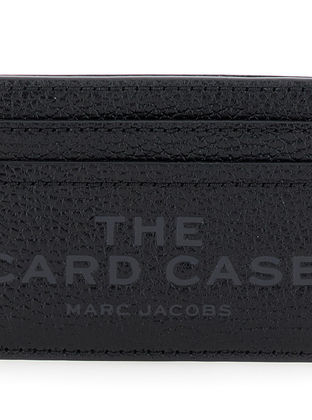 Marc Jacobs Women Black Card-Holder With Embossed Logo In Leather Woman
