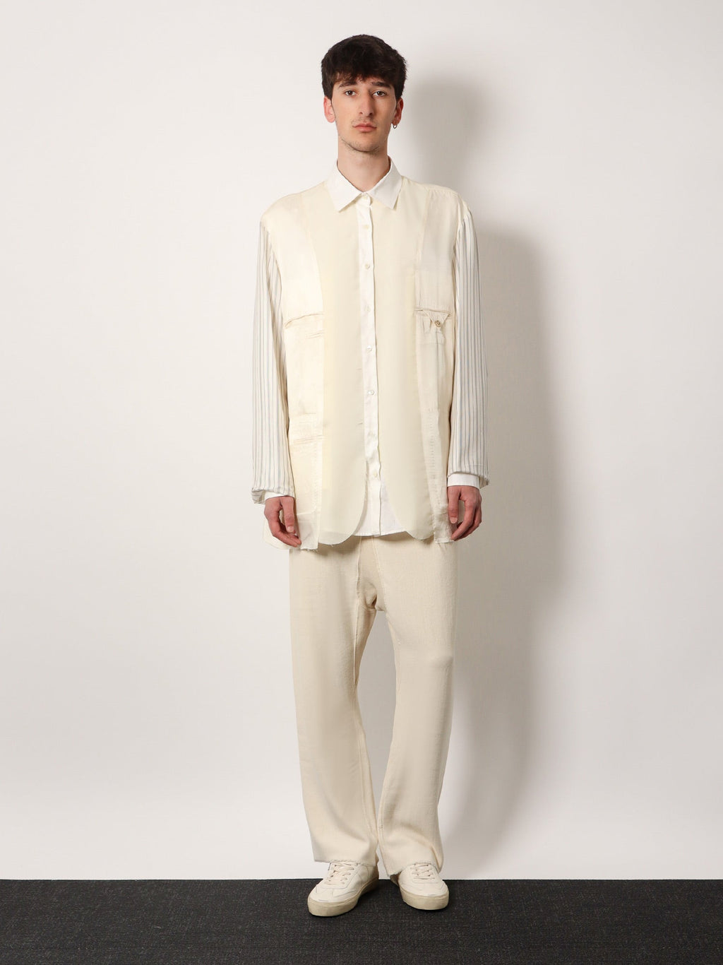 Maison Margiela Men Anonymity Of The Lining Reversible Wool Blend Blazer