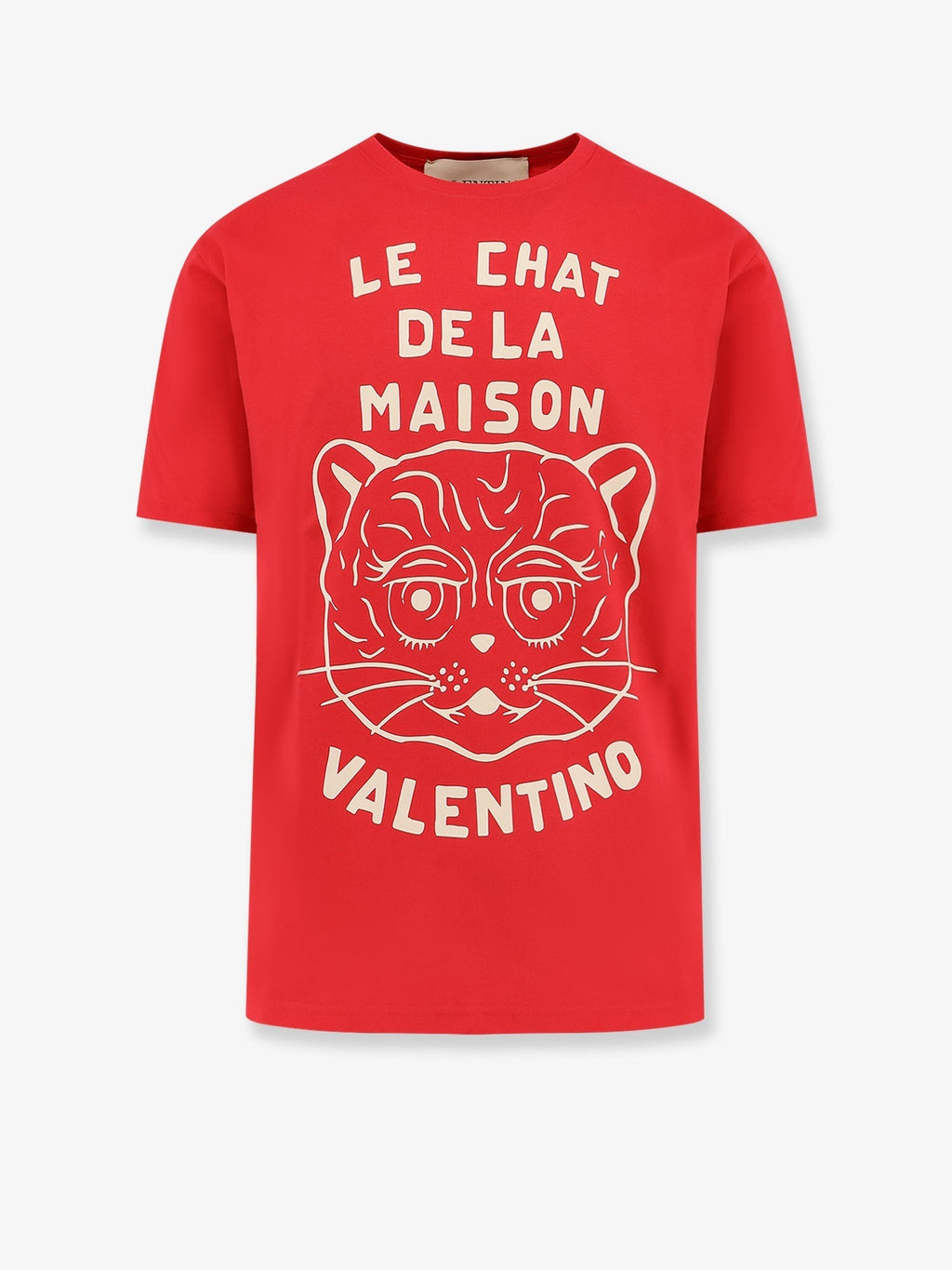 Valentino Men Le Chat De La Maison Cotton T-Shirt