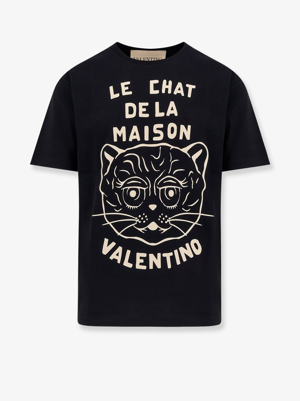 Valentino Men Le Chat De La Maison Cotton T-Shirt