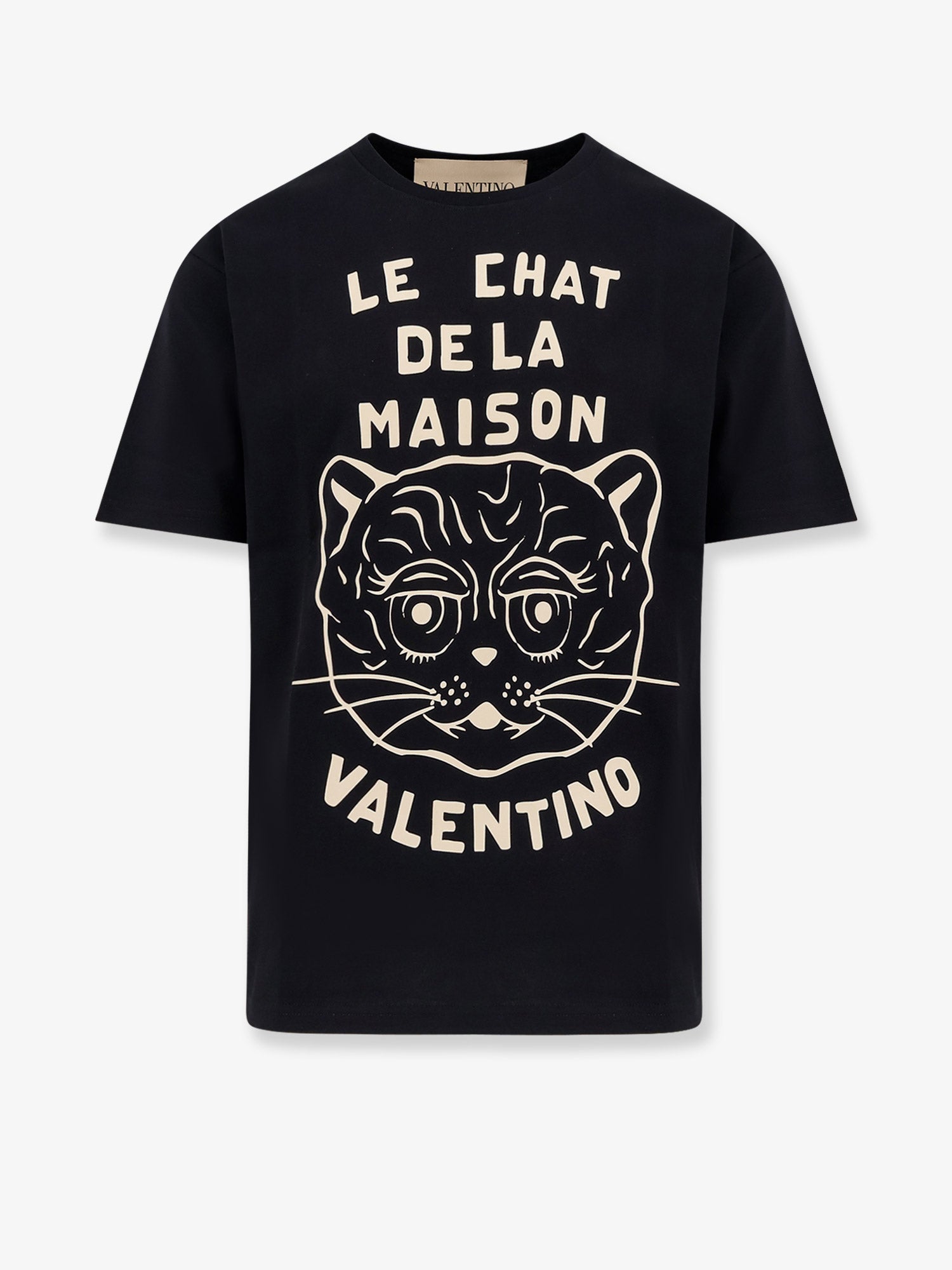 Valentino Men Le Chat De La Maison Cotton T-Shirt