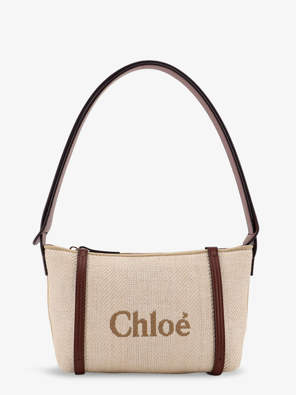 Chloe' Women Chloe Carry Canvas Shoulder Bag With Logo Embroidery