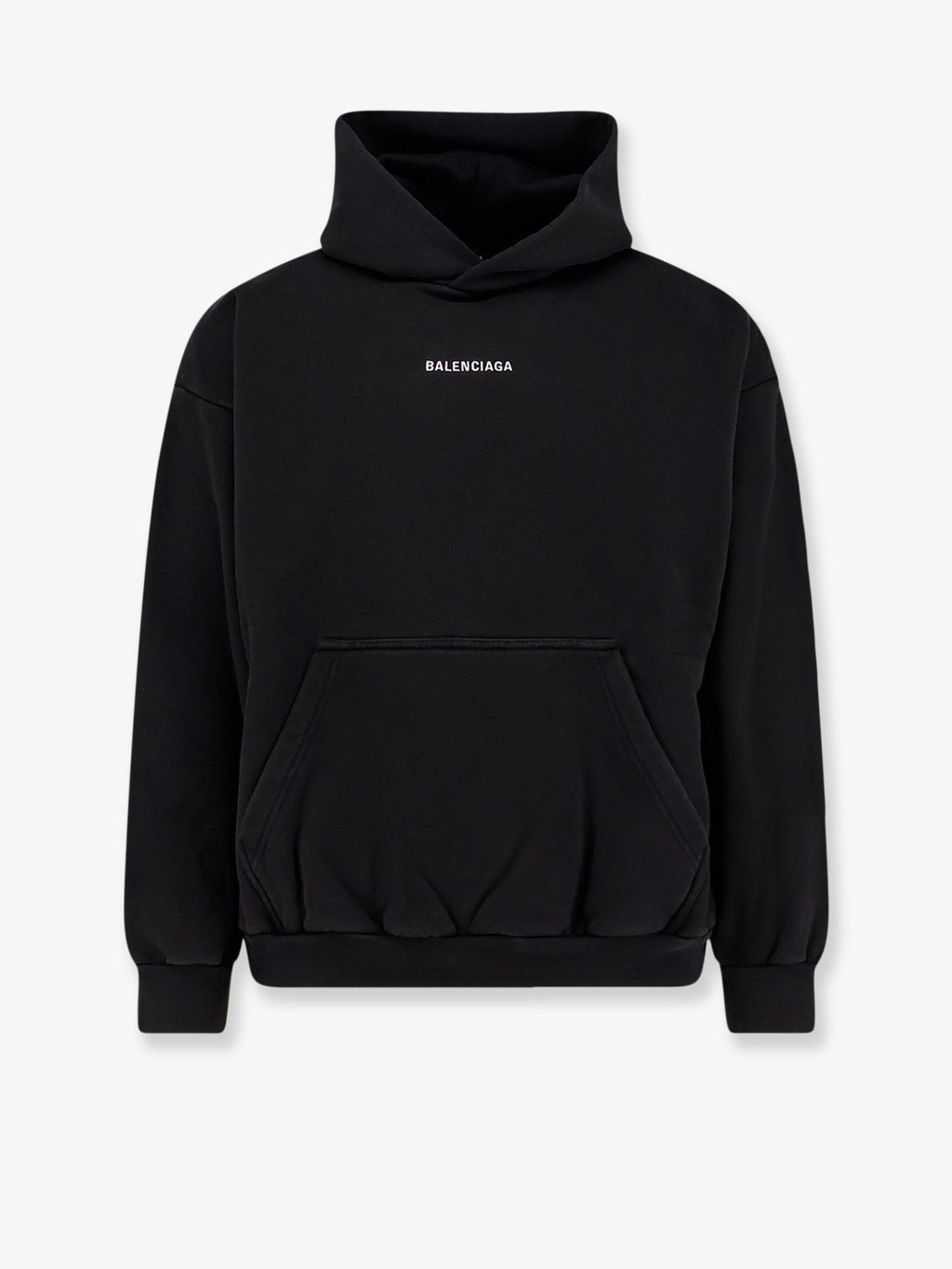 Balenciaga Men Logoed Cotton Sweatshirt