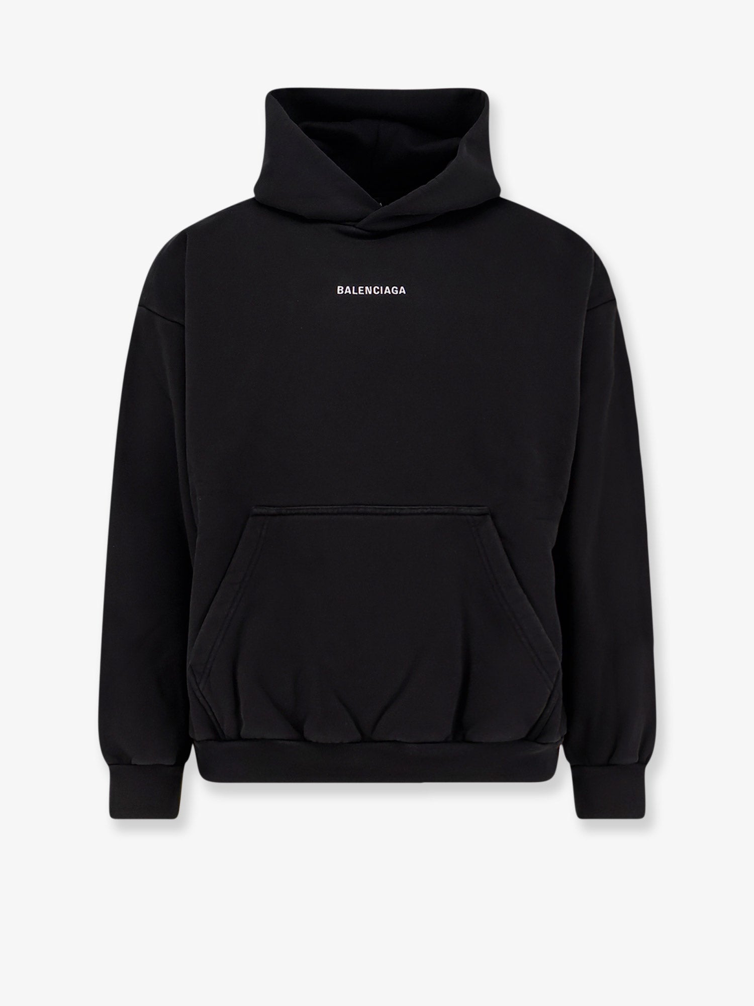 Balenciaga Men Logoed Cotton Sweatshirt